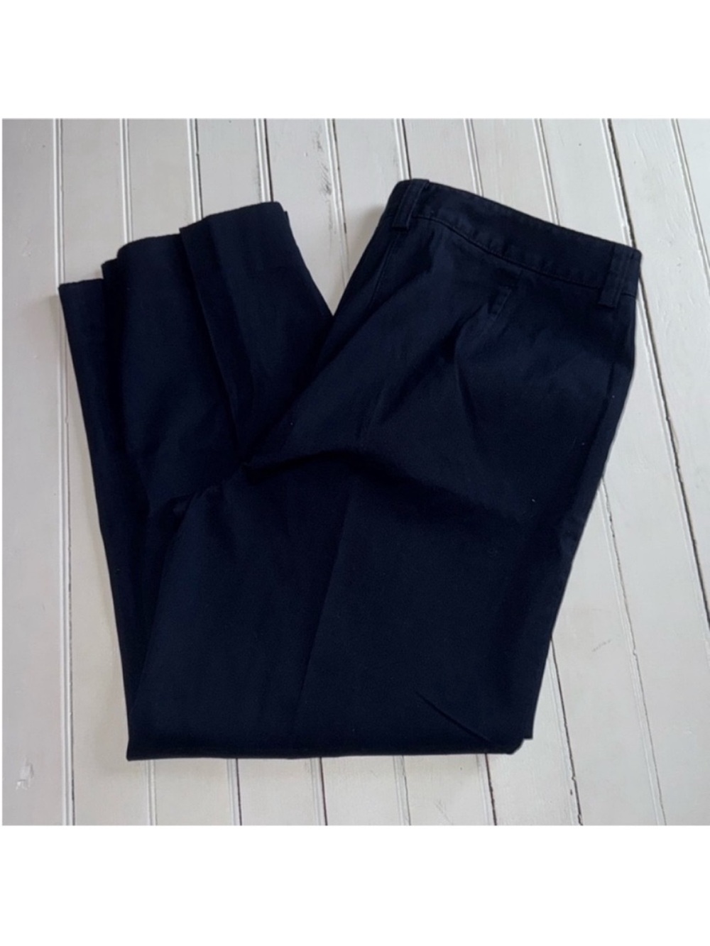 Jones New York Straight Leg Pants Navy Blue Size 12P